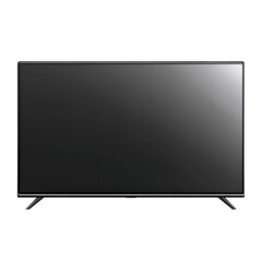 Modern flat screen tv isolated on transparent background