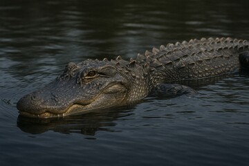 Obraz premium alligator in the everglades