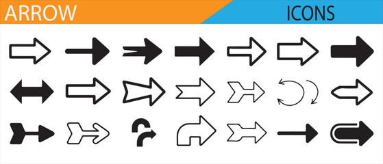 Collection of Arrows for UI/UX, Design, and Navigation Systems