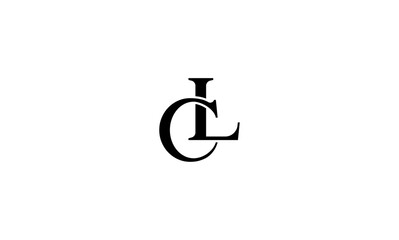 LC initial letters, monogram logo