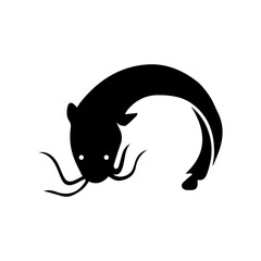 Catfish glyph icon