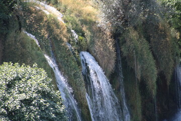Kravica Falls, a group of waterfalls located along the Trebižat River in Bosnia and Herzegovina.
