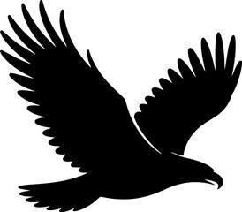 Crow silhouette vector illustration design