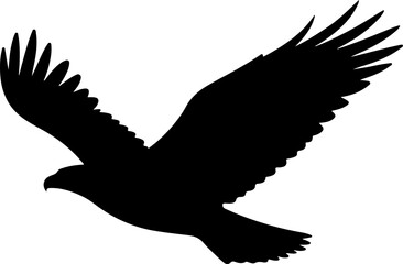 Crow silhouette vector illustration design