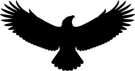 Crow silhouette vector illustration design