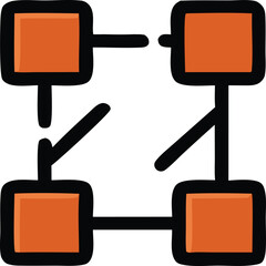 blockchain technology icon