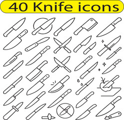 Knife  icons Sheet