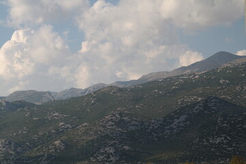 On the way to Medjugorje. Beautiful views of the mountainous areas of Bosnia and Herzegovina.