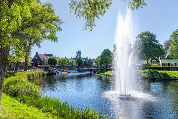 Blick auf Sluis, Niederlande 