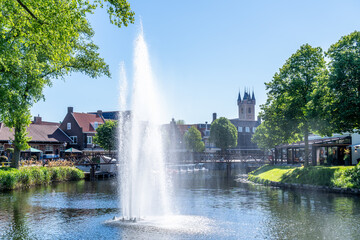 Naklejka premium Blick auf Sluis, Niederlande 