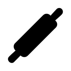 Rolling pin vector illustration for baking and cooking design element kitchen utensil tool icon image