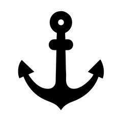 Download high resolution black and white vector anchor clip art for graphic design projects