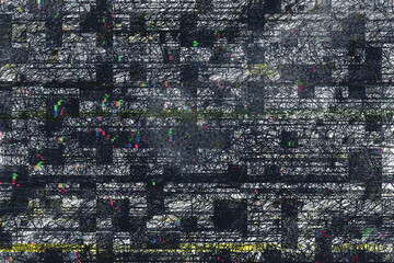 glitch pattern abstract background noise blue