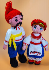 doll in the form of heart