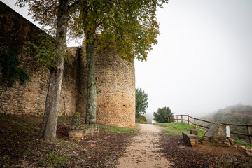 the medieval castle of Constantina, province of Seville, Andalusia, Spain