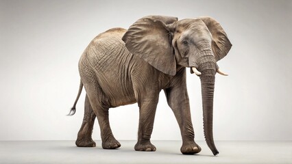 Obraz premium Elephant on studio background