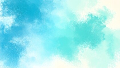 Turquoise Abstract Background: Soft and Dreamy Texture