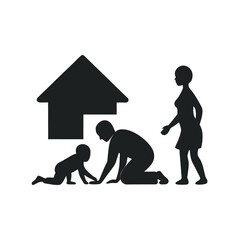 Family Laisure Time With Kids Concept