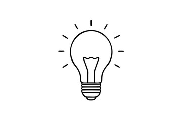 Lightbulb idea inspiration innovation concept design