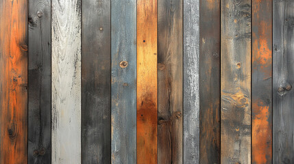 Modern white and brown wood plank texture combines natural warmth with contemporary design. The clean lines and contrasting tones create a stylish surface perfect for interiors, furniture, and floorin