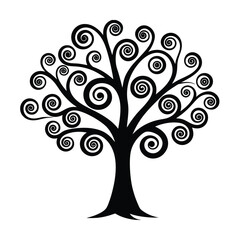 tree silhouette vector