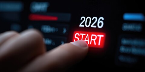 Pressing Digital Start Button for 2026