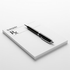 pen on notebook