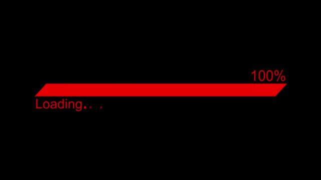 Clean Animated Progress Indicator Bar, Smooth Animated Loading Bar Loop