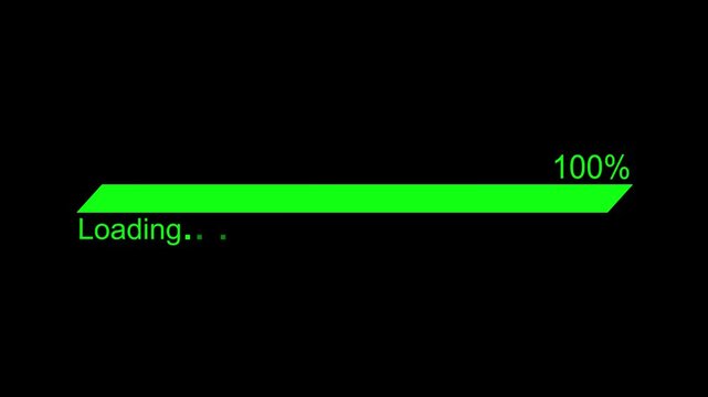 Clean Animated Progress Indicator Bar, Smooth Animated Loading Bar Loop