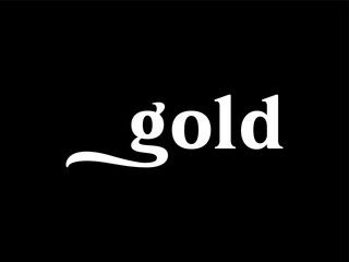 Classic Lettering Minimal Fashion Designs. Abstract Fashion font alphabet. Gold. Black background.