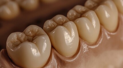Dental Teeth Model Close-up