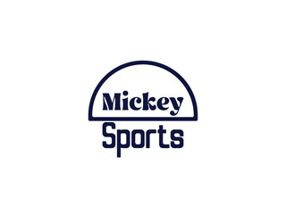 Classic Lettering Minimal Fashion Designs. Abstract Fashion font alphabet. Micky Sports. white background,