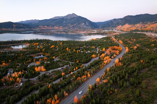 Silverthorne Fall Colors, San Juan Mountain, Colorado Fall Colors