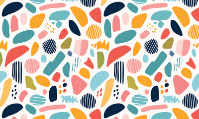 Speckled Stone Inspired Pattern - Colorful Seamless Design