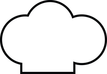 Cloud icon in line style,