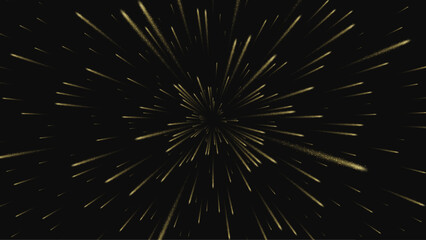 Abstract star or sun. Explosion fast motion effect. Vector background