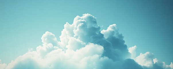 Pale blue watercolor clouds background with soft gradients and subtle texture, captured in realistic 