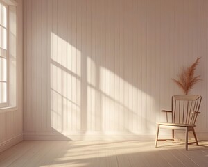 Scandinavian farmhouse living room interior, wall mockup with minimalist design and warm tones captured in stunning 8K --ar 5:4 --style raw --v 6.1 Job ID: 43334c26-967c-43cf-8626-65c5782ddeae