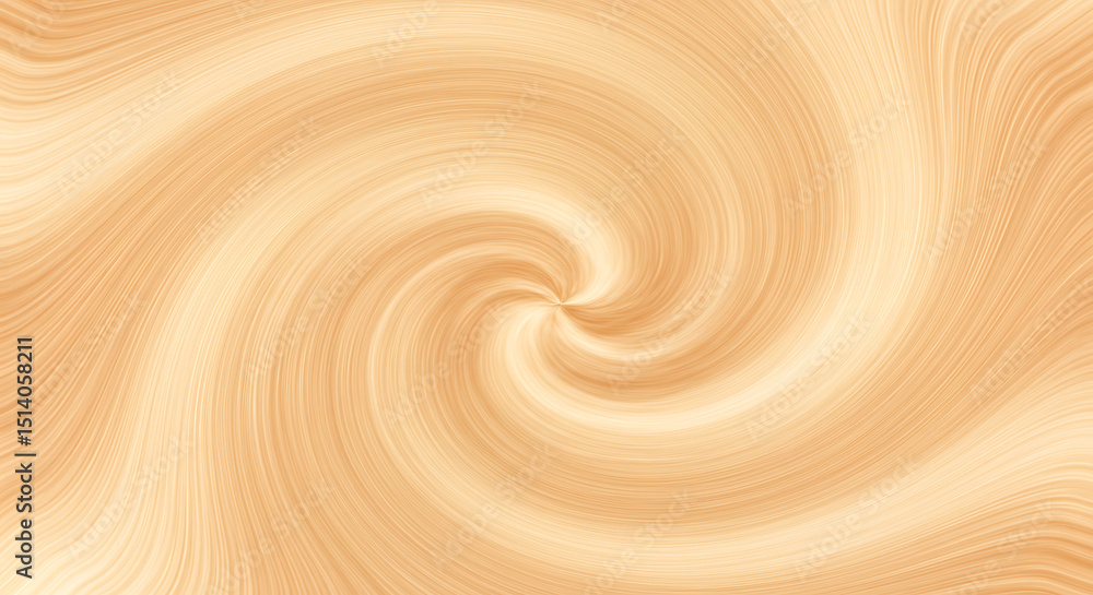 Aufkleber abstract swirling beige and cream background with a hypnotic vortex effect, ideal for websites, pres