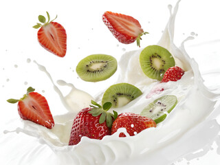 strawberry and cream dessert