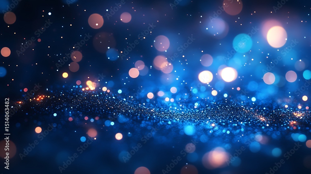 Poster abstract digital background with glowing bokeh lights and vertical lines