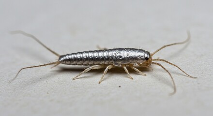 Identifying and managing silverfish: a comprehensive guide to pest control and prevention tips on transparent background