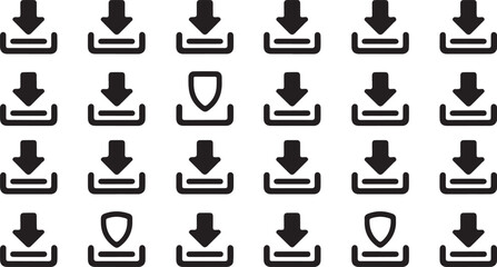 Download button design for safe downloads a secure download banner advertisement