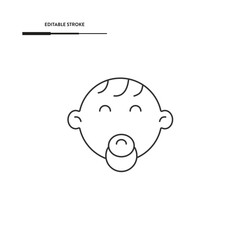 Newborn Icon Vector Design.