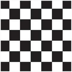 Classic Black and White Checkerboard