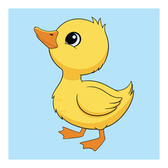 Cute Yellow Baby  kawaii Duckling 