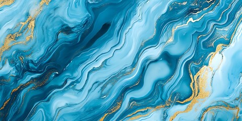 Fototapeta premium blue water background