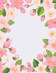 cherry blossom frame
