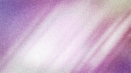 Dreamy 4K abstract background featuring a soft, grainy blend of radiant purple, delicate pink, and...