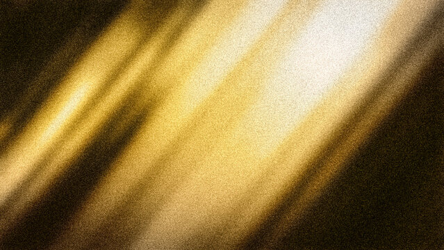 Dazzling 4K abstract background with a radiant grainy blend of shimmering gold and deep black tones, perfect for luxurious designs